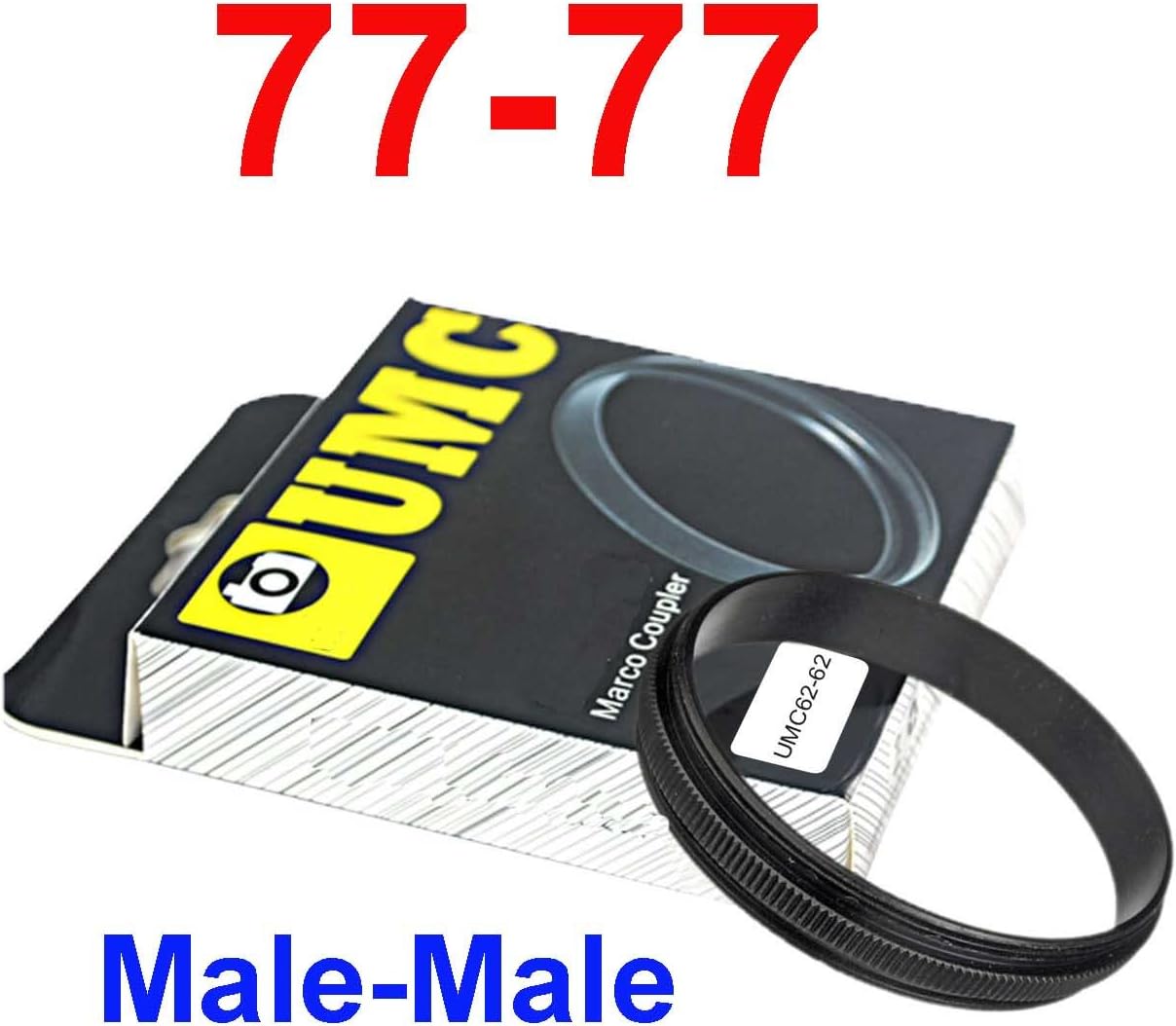 Male 77mm-77mm 77-77 mm Macro Reverse Ring / reversing