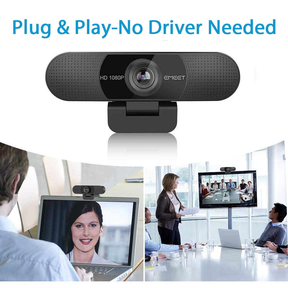 Mua cam 1080p eMeet C960 Full HD cam with Microphone for Video