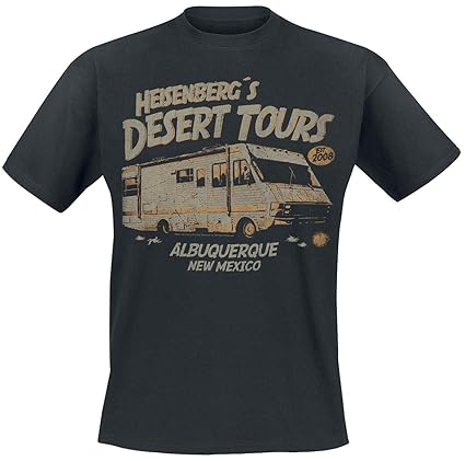Breaking Bad Heisenberg Desert Tours T-Shirt schwarz
