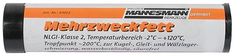 Mannesmann Ersatzkartusche Mehrzweckfett 120 ccm, M47003
