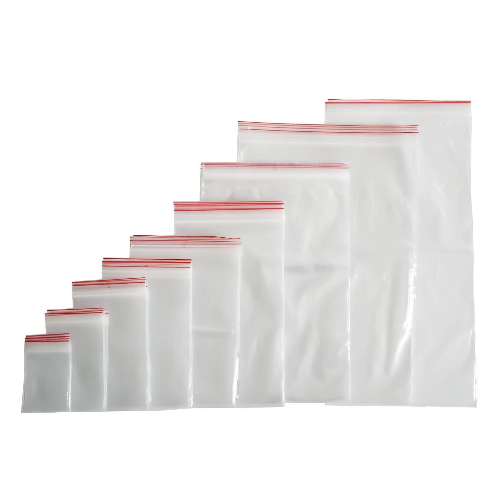 Zip Lock Poly Bag Mailing Bag Resealable Lock Bag Set of 100 40 sizes to Choose From