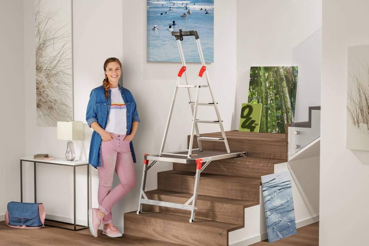 2teiliges LeiterSet für das Treppenhaus zum Vorteilspreis