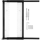 Adjustable Shelf Pin Jig, Self-Centering Shelf Drilling Jigs With Self Centering Drill Bits for Precision Straight Holes- Qui