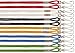 Champion Sports Heavy Duty Nylon Lanyard - Bulk Pack of 12 Color: Assorted