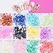 MEILINDS Nail Art Crushed Shell Seashell Set 3D Design DIY Ocean Pieces Sequins Decoration 12 Colors