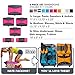 PRO Packing Cubes | 6 Piece Travel Bags Organizer for Luggage | Multi-size Ultralight Travel Cubes | Suitcase Organizer Bags Set | Makes Packing Easy - Gum Pink