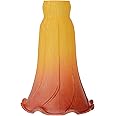 MIXDOM Tulip Glass Lamp Shades Lily Lamp Replacement Shades Tiffany Style Flower Lampshade Replacement for Table Lamps Floor Lamp-1.5" Fitter X 4.5" Wide X 6" High
