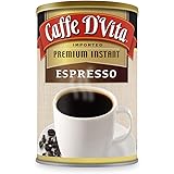 Caffe D’Vita Espresso Coffee - Espresso Powder, Coffee Espresso, Keto Coffee, Gluten Free, No Cholesterol, No Hydrogenated Oi