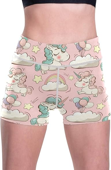 Unicorn workout shorts Clearance