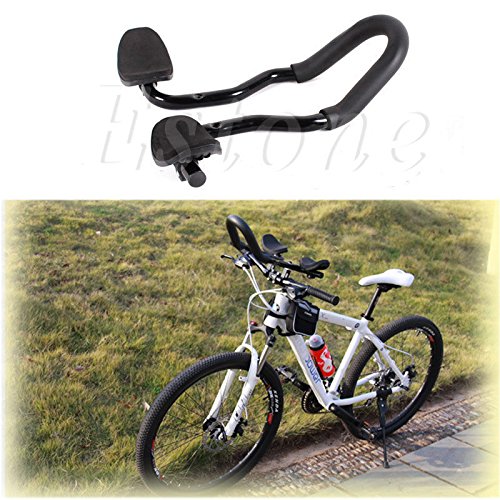 Stebcece Adjustable Bike Bicycle Relax Rest Armrest Handlebar Aluminum Alloy Bar - Thumbnail 3
