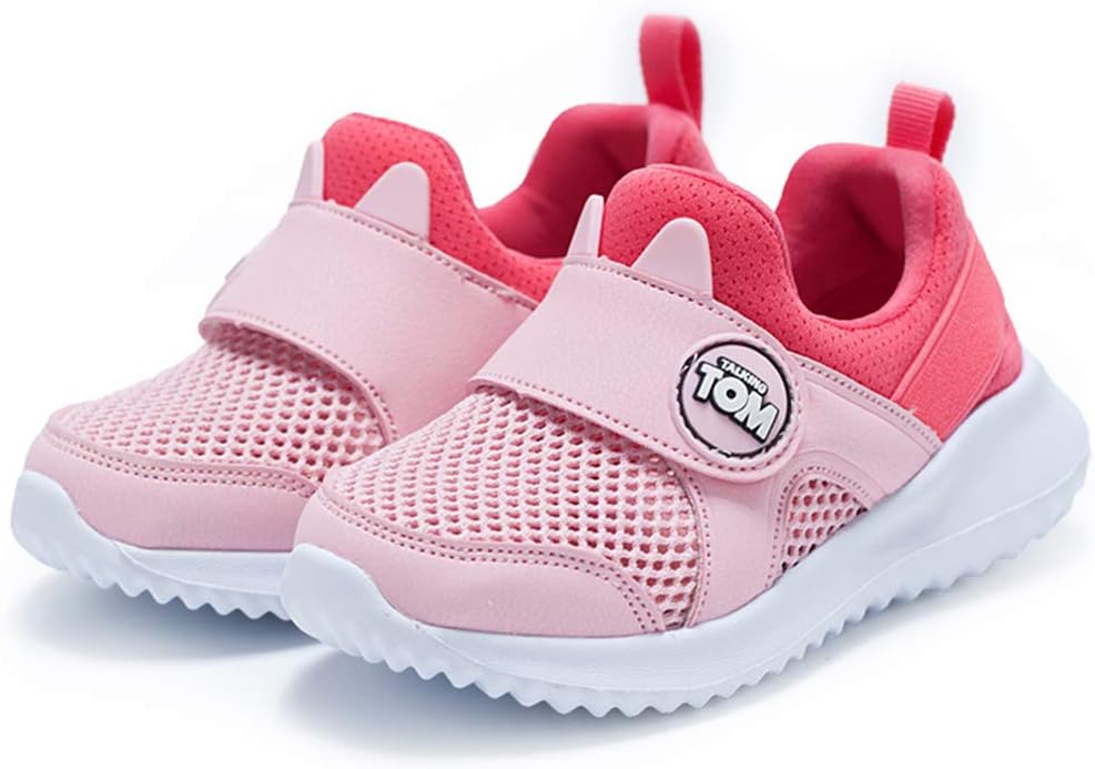 Talking Tom Kids Sneakers Running Shoes Boy's Girl's Lightweight Breathable Sneakers Strap Athletic Running Shoes Boy Hiking Shoes Tennis Shoes