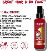 Revlon UniqONE Vegan Leave In Conditioner 150ml Shine Frizz Control All Hair view 2
