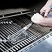 [Upgraded Version] Homitt BBQ Grill Brush Sturdy Stainless Steel Barbecue Brush Cleaner, 18 inch Long Enough to clean Charcoal, Weber, Porcelain and Infrared Grill - Handy Storage Bag Included