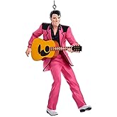 Elvis Presley in Pink Suit Resin Ornament