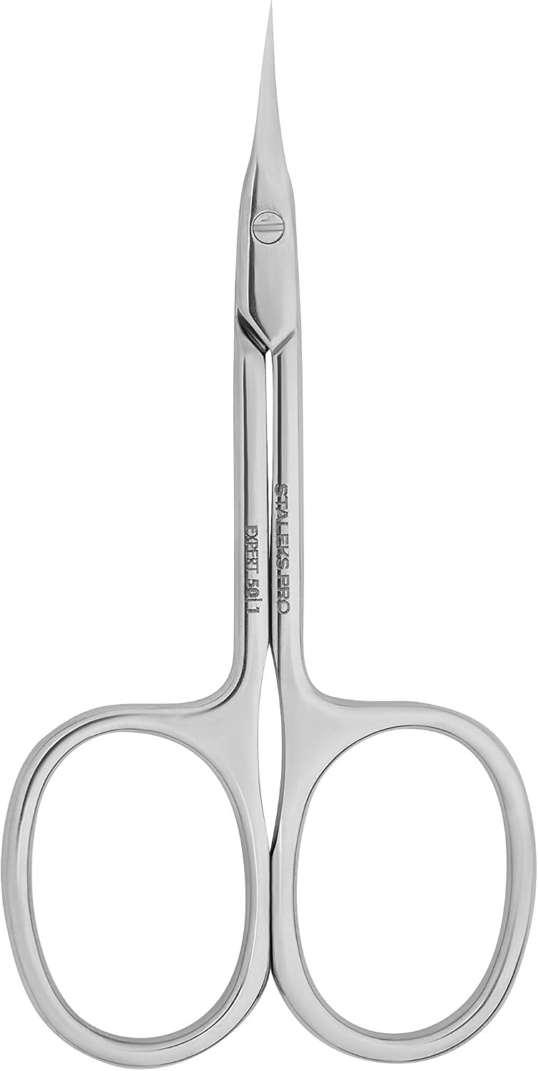 STALEKS PRO Expert 50 Type 1 Professional Cuticle Scissors - Pack of 1 pcs - Model SE-50/1, Argentée - Image 4