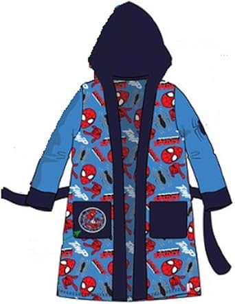 childrens spiderman dressing gown