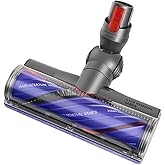 FUNTECK Anti-Tangle Motorbar Cleaner Head for Dyson V12 & V9 Motorbar, Motorized Vacuum Head for Carpets and Smooth Hard Floo