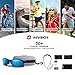 RIVBOS Sports Polarized Sunglasses Driving Glasses for Men Women Tr 90 Flexible Frame for Cycling Baseball Running 841 (Black&Blue(ice blue lens))