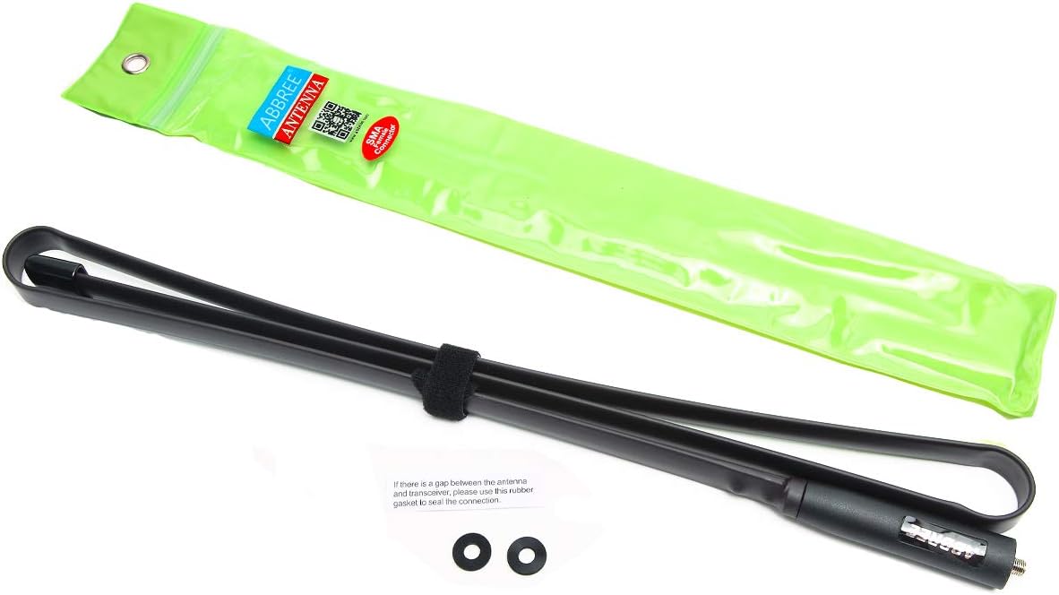 48.8 Inch ABBREE Army Game Foldable Tactical Outdoor Sports Dual Band 2M/70CM 144/430MHz Antenna for Baofeng UV-5R UV-82 BF-F8HP GT-3TP Ham Two Way Radio: Car Electronics