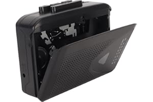 CUIFATI Portable Cassette Player, FM AM Radio Stereo, Cassette Tape Player with 3.5mm Jack and Speaker, 2 X AA Battery or USB