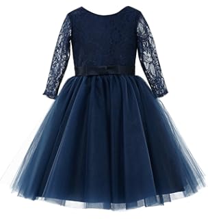 toddler long sleeve flower girl dresses