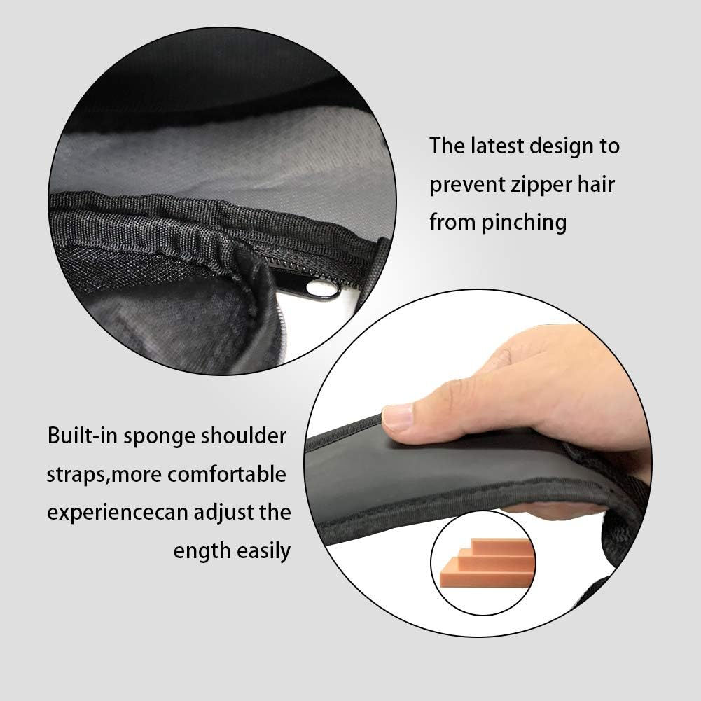 Zero Zoo Pet Dog Carrier Slings Breathable Mesh Travelling Pet Hands, Zipper Anti-Pinch Hair Design, Adjustable Padded Strap Tote Dog and Cat Carrier Bag : Pet Supplies