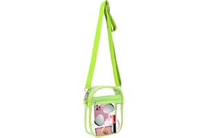 Armiwiin Clear Bag Stadium Approved, Clear Crossbody Purse Bag with Front Pocket for Concerts Sports Events Festivals