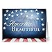 Patriotic Greeting Cards 36 Pack – America the Beautiful – Unique Design – RED ENVELOPES INCLUDED – Blank Greeting Card – Glossy Cover Blank Inside – By Note Card Café…