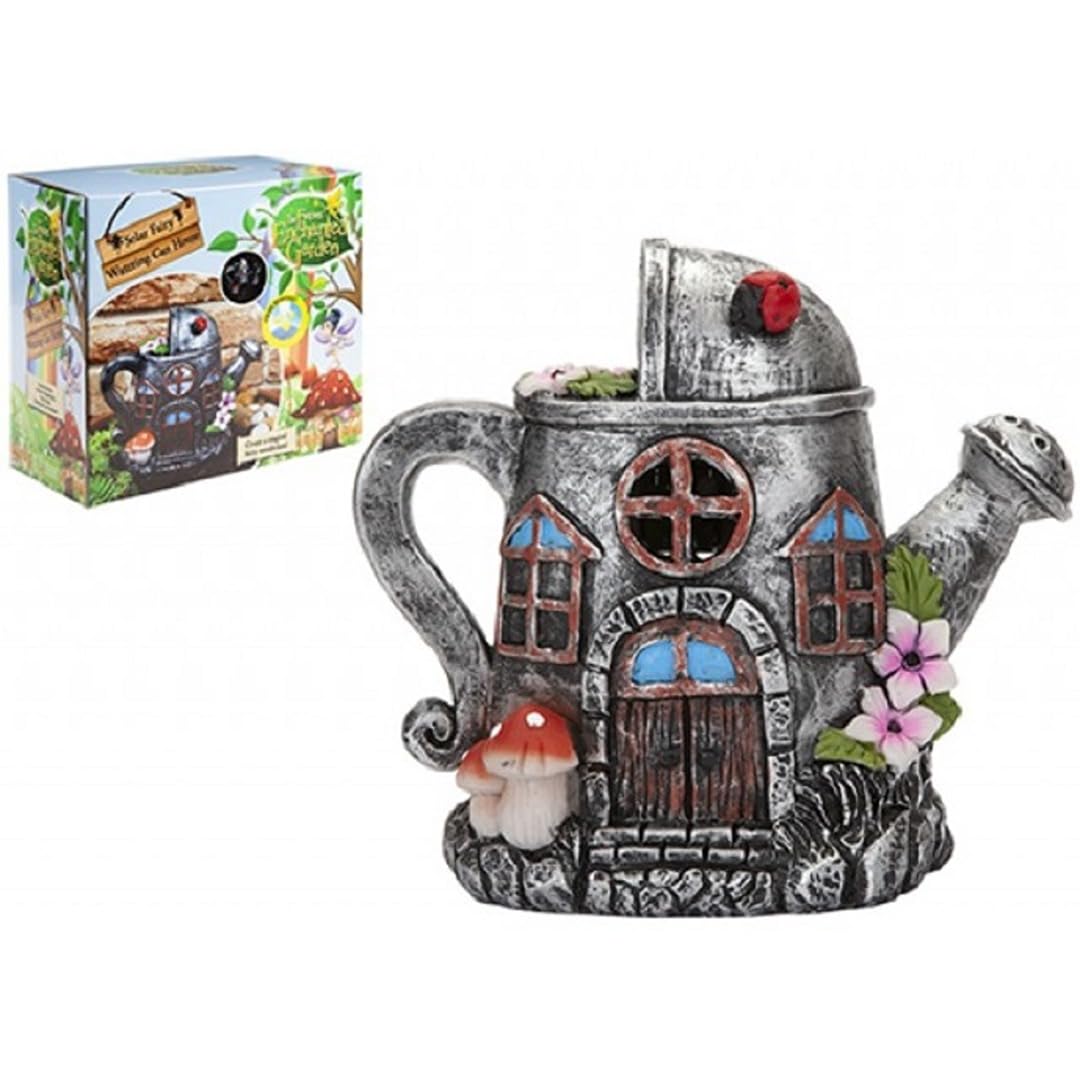 Solar Watering Can House | Secret Fairy Garden | 1pc.