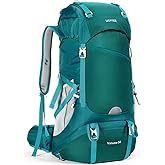 HOMIEE 50L Hiking Backpack Travel Bag Waterproof Camping Rucksack with Rain Cover Lightweight Backpacking Backpack