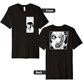 Junji Ito Slug Eye Back Print Premium Tri-blend T-Shirt