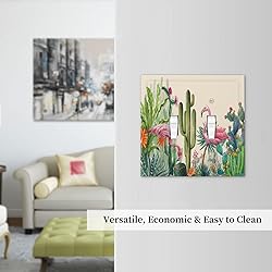 Cactus Plant Pink Flamingo 2 Gang Double Toggle