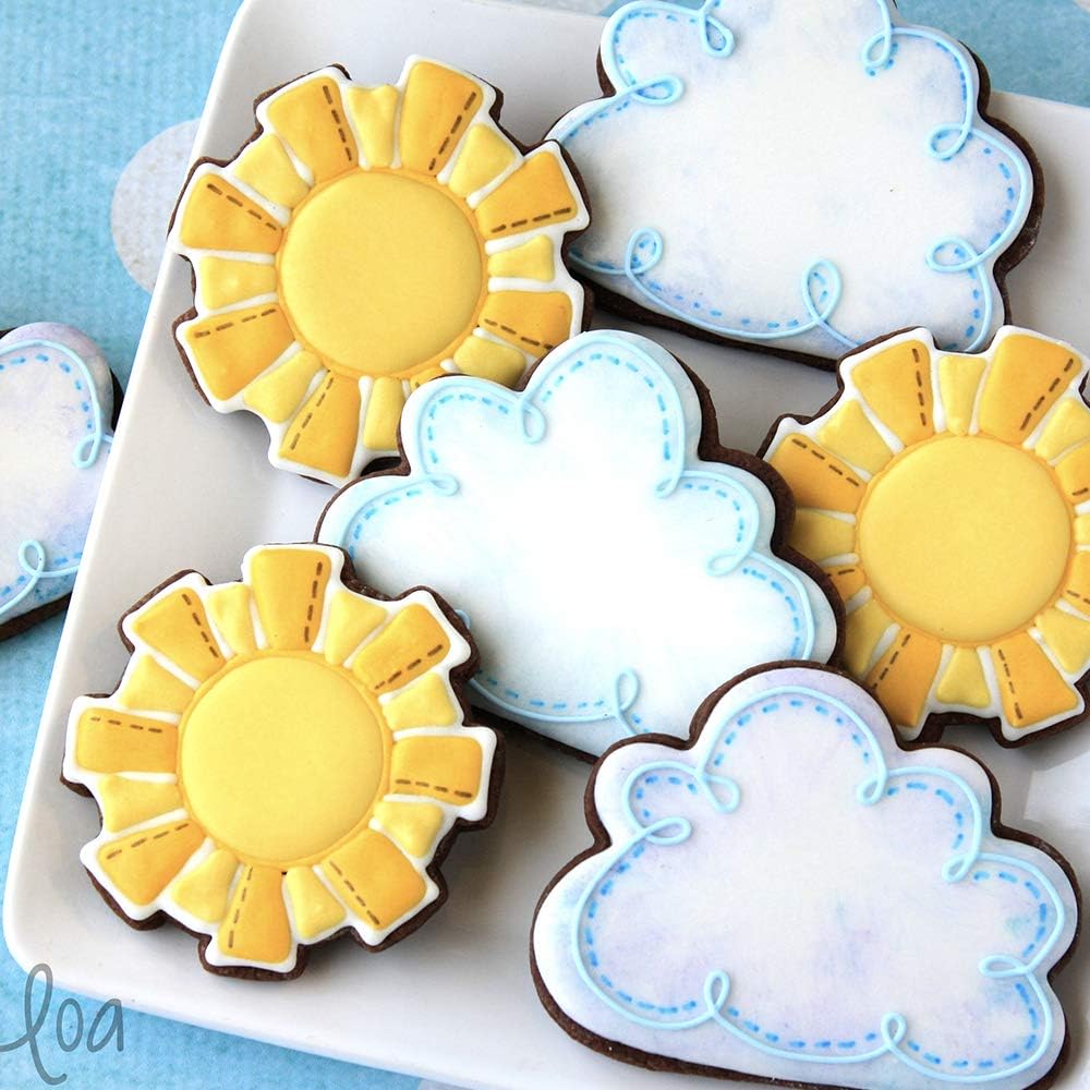 Cloud Cookie Cutter 9.5 cm, Made in USA by Ann Clark, Silver, 3.75" x 2.75" x 1" - Image 5