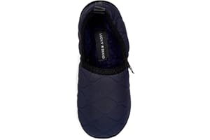 Lucky Brand Boy's Quilted A-line Slippers – Warm, Stylish, and Comfortable Footwear for Kids