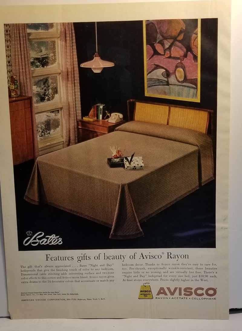 Advertisement Avisco Rayon Bates Beautiful 1960s Bedroom Illustrated House Beautiful Editors Amazon Com Books