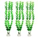 uxcell 3-Piece Plastic Aquarium Underwater Plants Ornament Set, 12.2-Inch, Green