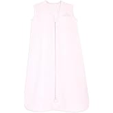 HALO Sleepsack 100% Cotton Wearable Blanket, TOG 0.5, Soft Pink, Medium (4707)