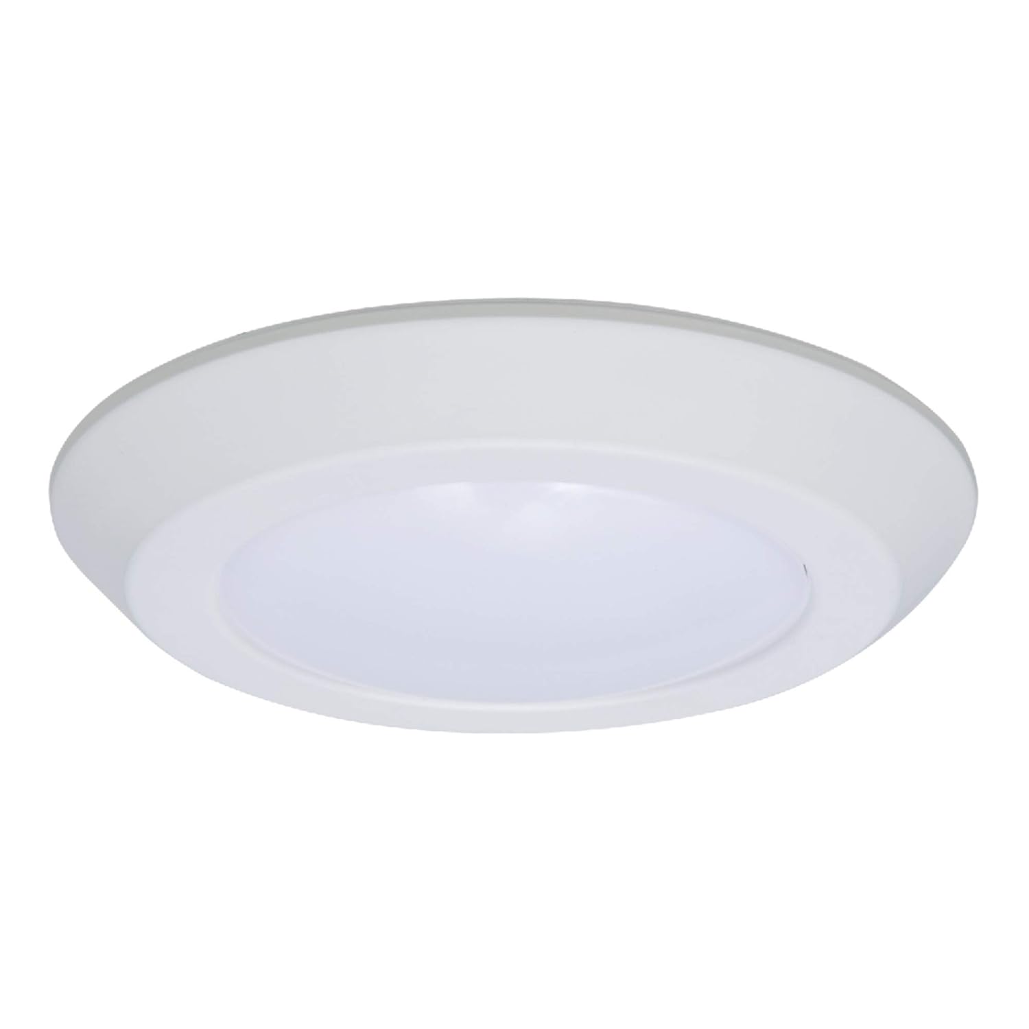 Halo BLD6089SWHR BLD 6 in. White Integrated Recessed Ceiling Light Trim at Selectable CCT (2700K-5000K), Title 20 Compliant LED Direct Mount