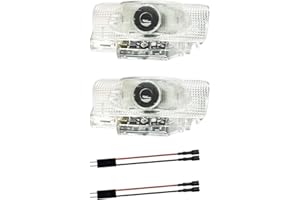 Lzmytsdklo 2Pcs Car Door LED Projector, Puddle Lights Door Light Welcome Lights Car Door Light Compatible with LS/ES/is/LX/RX/GS/GX/RC/UX Accessorie
