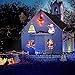 Halloween Lights Projector, LIGHTESS Outdoor Indoor Xmas Decorations Waterproof LED Landscape Spotlight for Xmas Theme Party Store Window and Gard