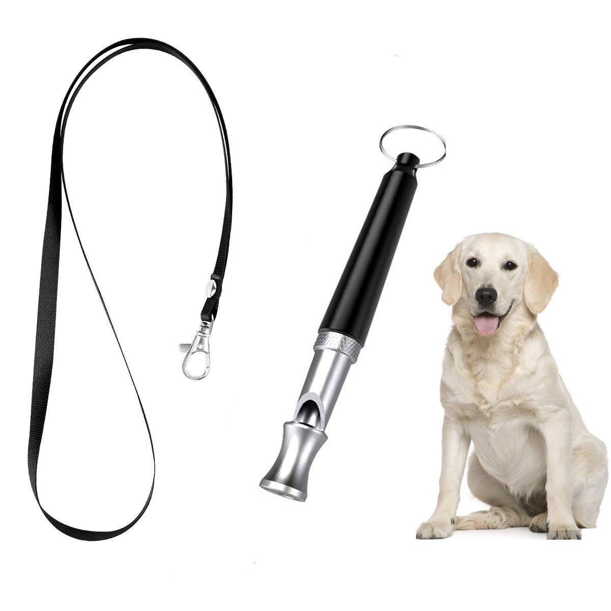 Lipet Dog Whistle Professional Dog Training Whistle To Stop Barking Adjustable Frequency Ultrasonic Sound Training Tool