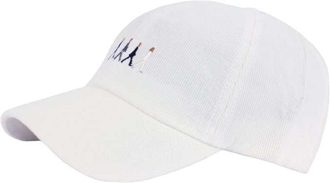Amazon Raon B187 ビートルズ アビーロードオマージュキャラクター コーデュロイボールキャップ 野球帽 トラッカー Us サイズ 6 7 8 7 3 8 カラー ホワイト キャップ 通販