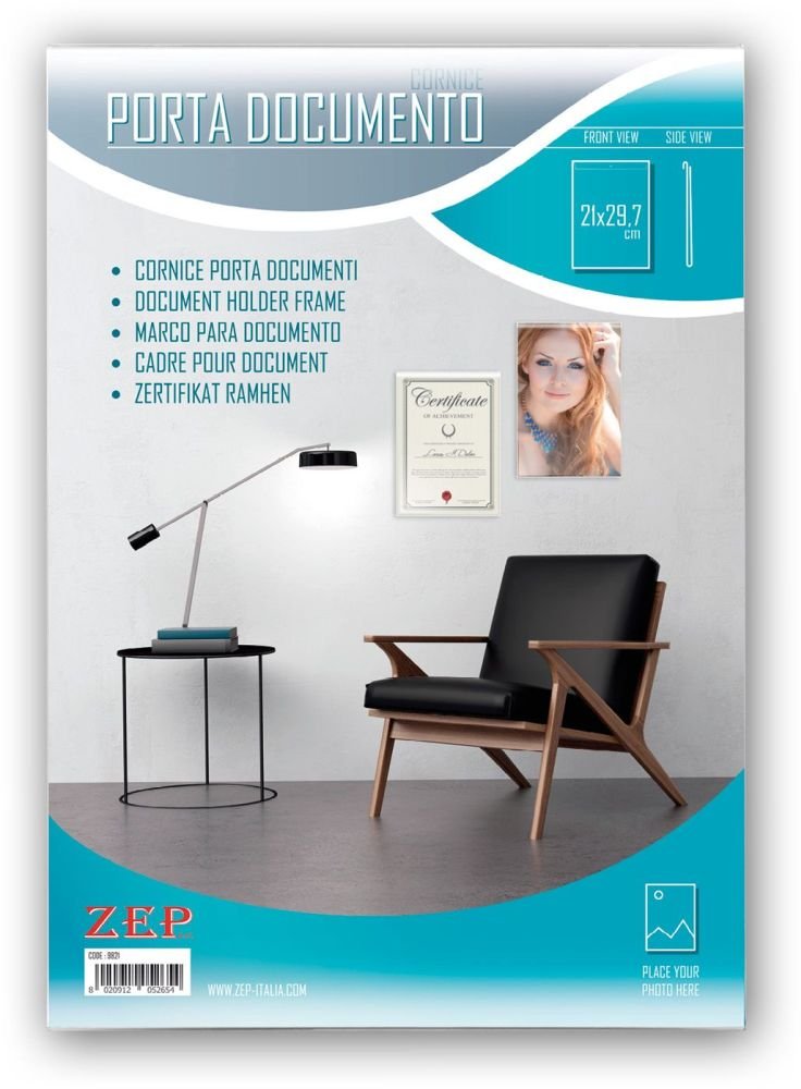Zep 9823 Acrylic Frame Great For Documents