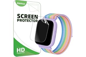 Aemus Screen Protector Compatible for BIGGERFIVE BW03 Smart Watch 1.8" (6 Pack) Clear TPU Soft Film Compatible for TICTIKY BW