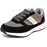 Nautica Kids Boys Casual Lace-Up Fashion Sneakers Oxford Comfortable Walking Shoe-Runout 2 Youth-Black Olive