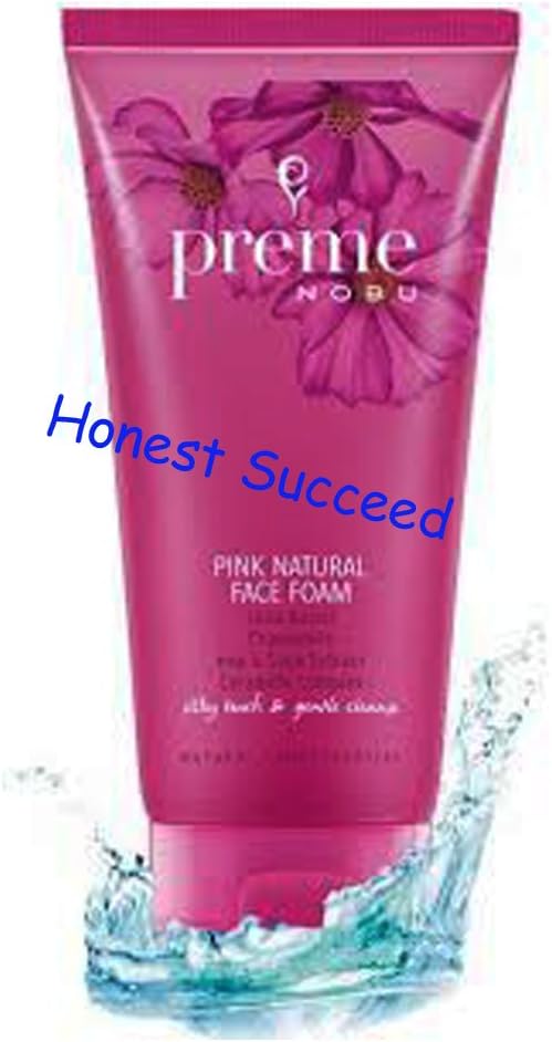 Preme Nobu Pink Natural Face Foam 100 G.(Honest Succeed)