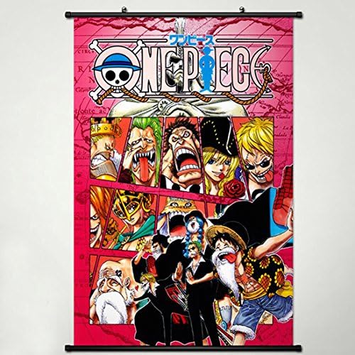Amazon Com Wall Scroll Poster Fabric Painting For Anime One Piece Key Roles 390 L Posters Prints