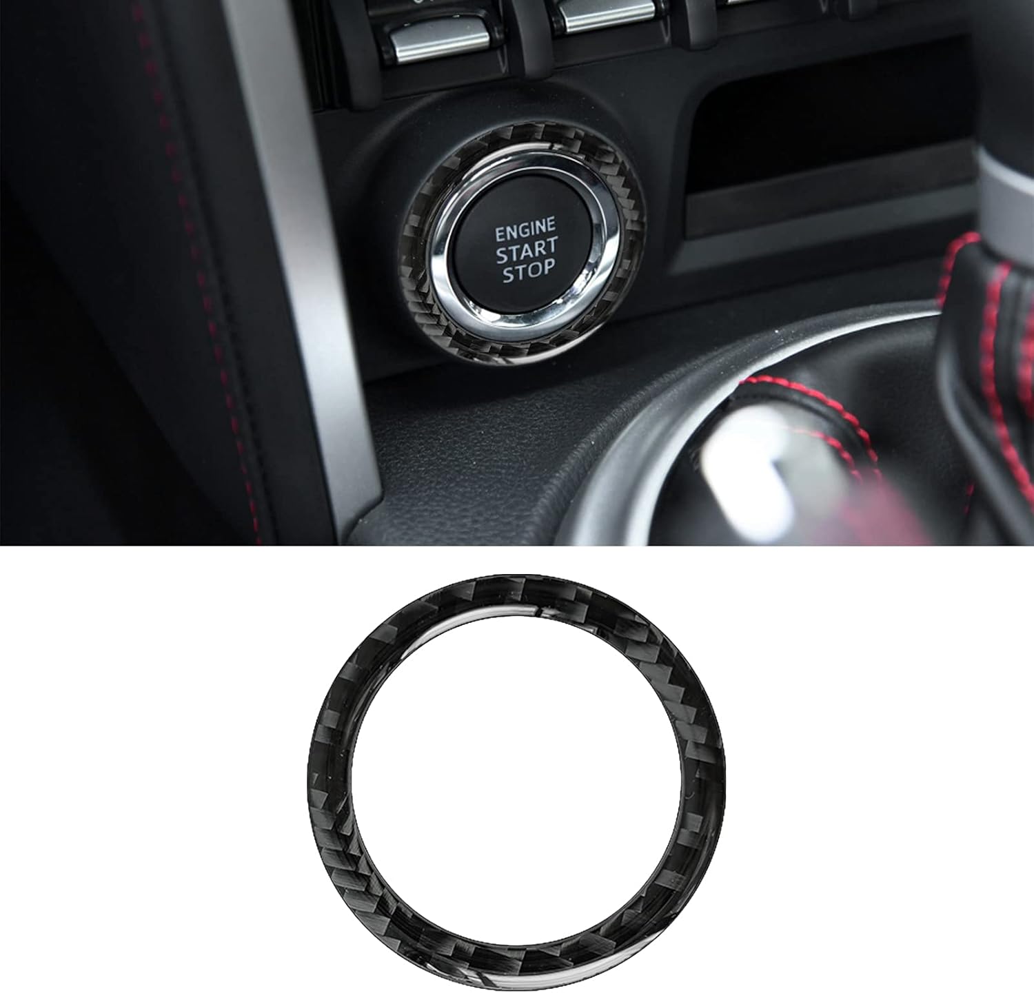 Car Fiber Carbon With Compatible Yamuda Ignition Black 19 18 17 16 86 Toyota Brz Subaru For Accessories Interior Sticker Cover Ring Button Start Upholstery Care Interior Care Best Fashion Www Klevering Com