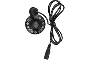 VICASKY Small Fish Tank Mist Maker with 12-led Lights, 20mm Plastic Atomizing Head Fogger for Indoor