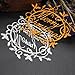 Voberry Paper Craft Cutting Dies Stencil Metal Mold for DIY Scrapbook Album Paper Card Merry Christmas Decoration (I, Sliver)